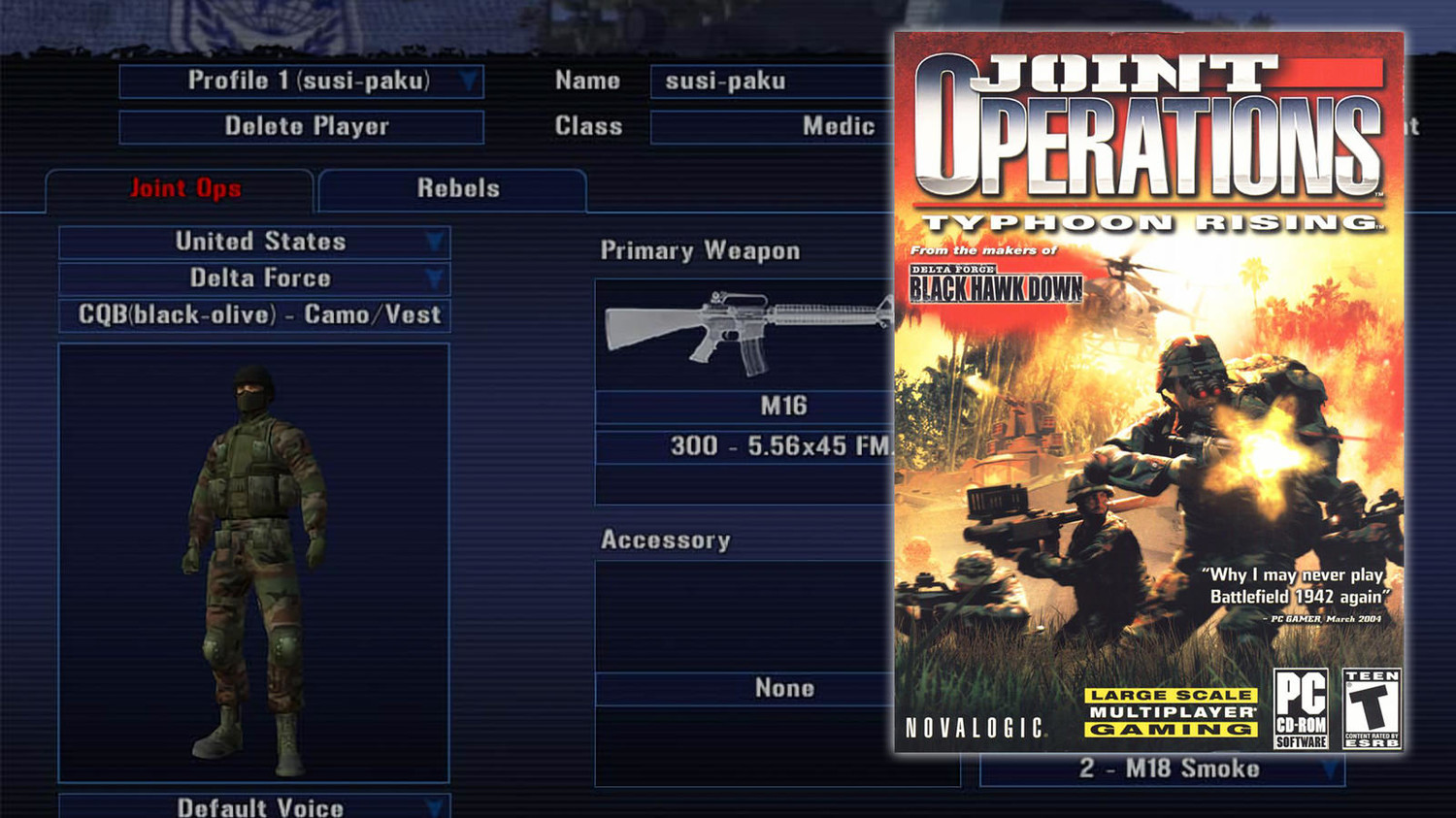 2004年発売の150人同時対戦FPSゲーム「Joint Operations 」の思い出のサムネイル